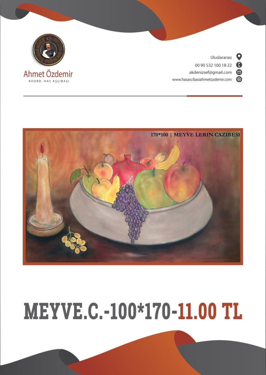 Painter, Chef Of Turkish Cuisine; My Paintings For Sale